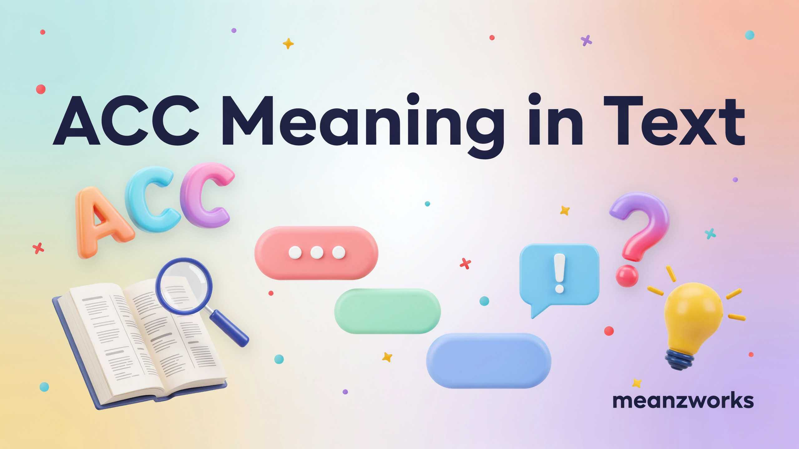 ACC Meaning in Text