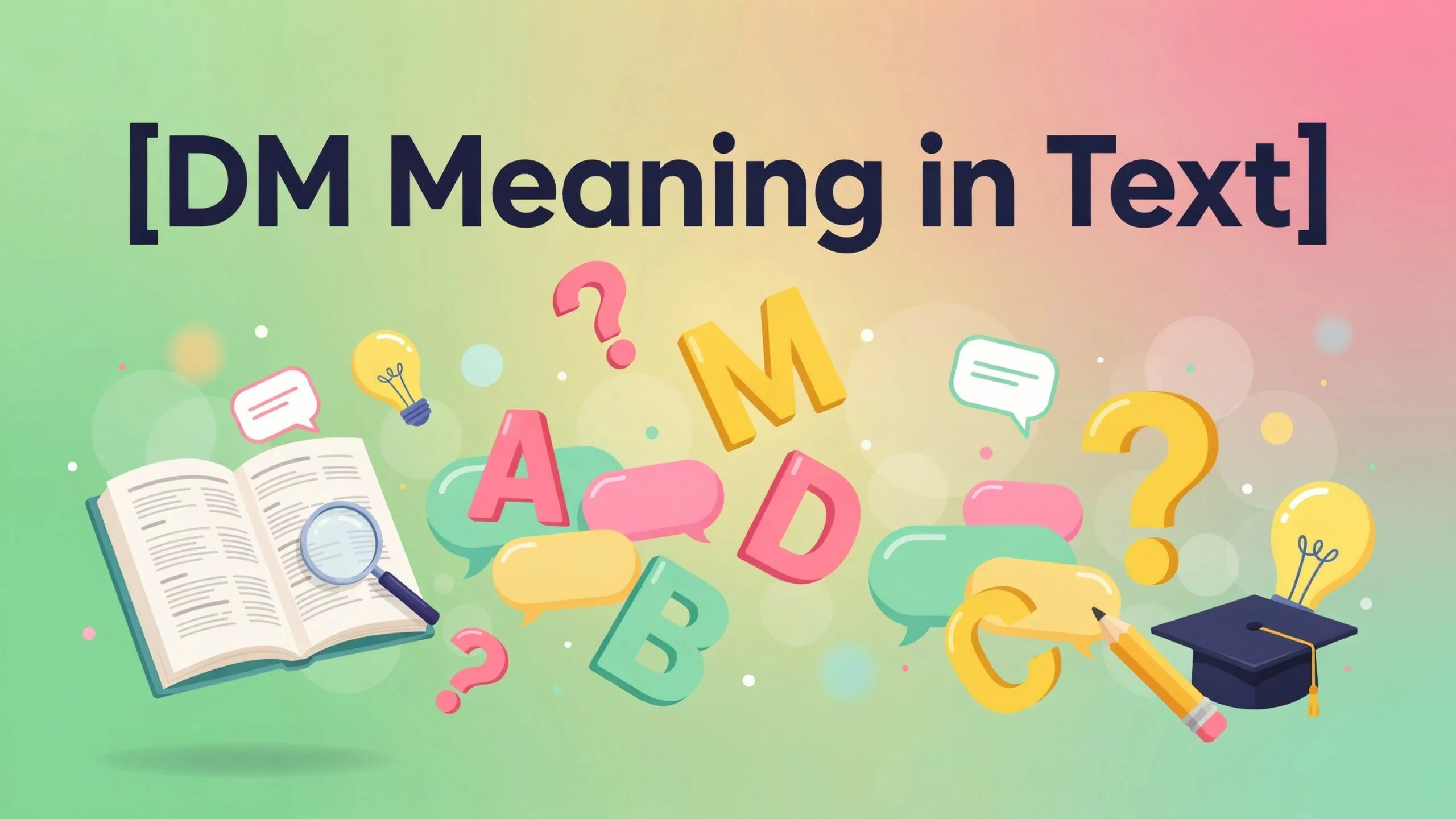 DM Meaning in Text